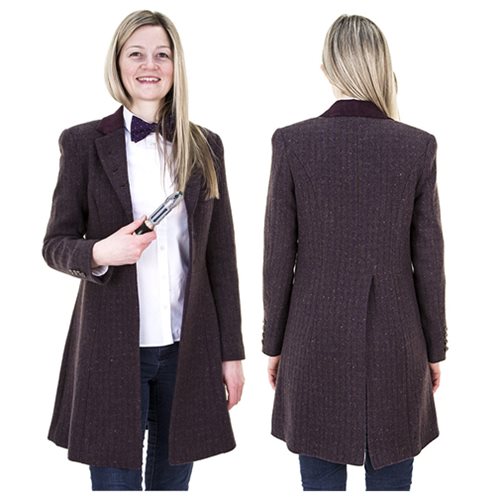 Doctor Who Eleventh Doctor Womens Purple Coat